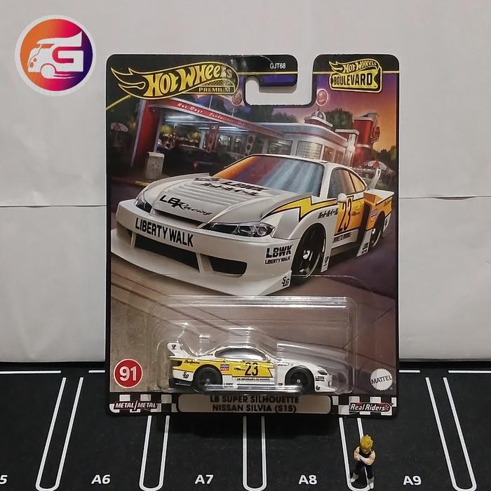HOT WHEELS PREMIUM BOULEVARD LB SUPER SILHOUETTE NISSAN SILVIA S15