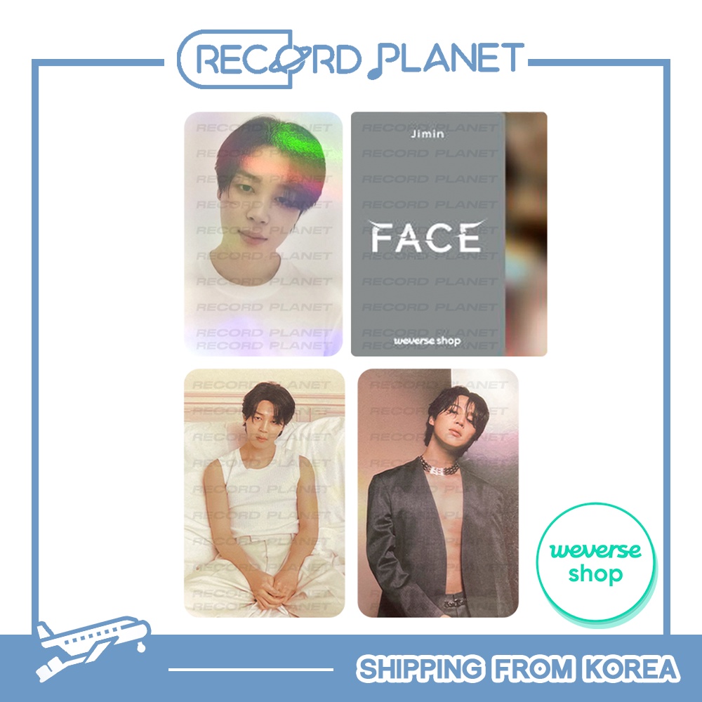 JIMIN BTS Face EARLY BIRD Selfie Photocard Photobook Set POB