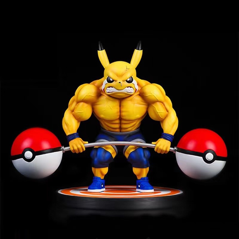 Cm Japan Anime Pokemon Pikachu Muscle Fitness Pok Ball Dumbbell