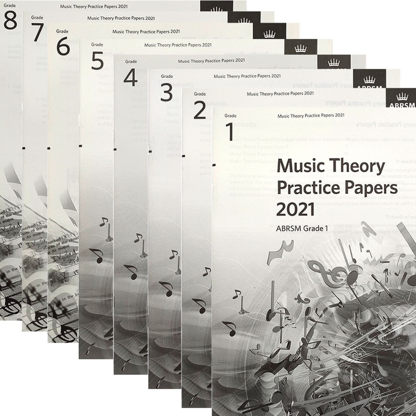 ABRSM Music Theory Practice Papers 2021 Grade 1 Grade 8 Shopee