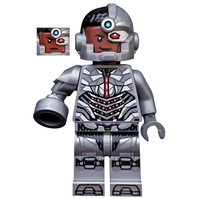 Lego Dc Comics Dceu Justice League Sh Cyborg Minifigure Blaster