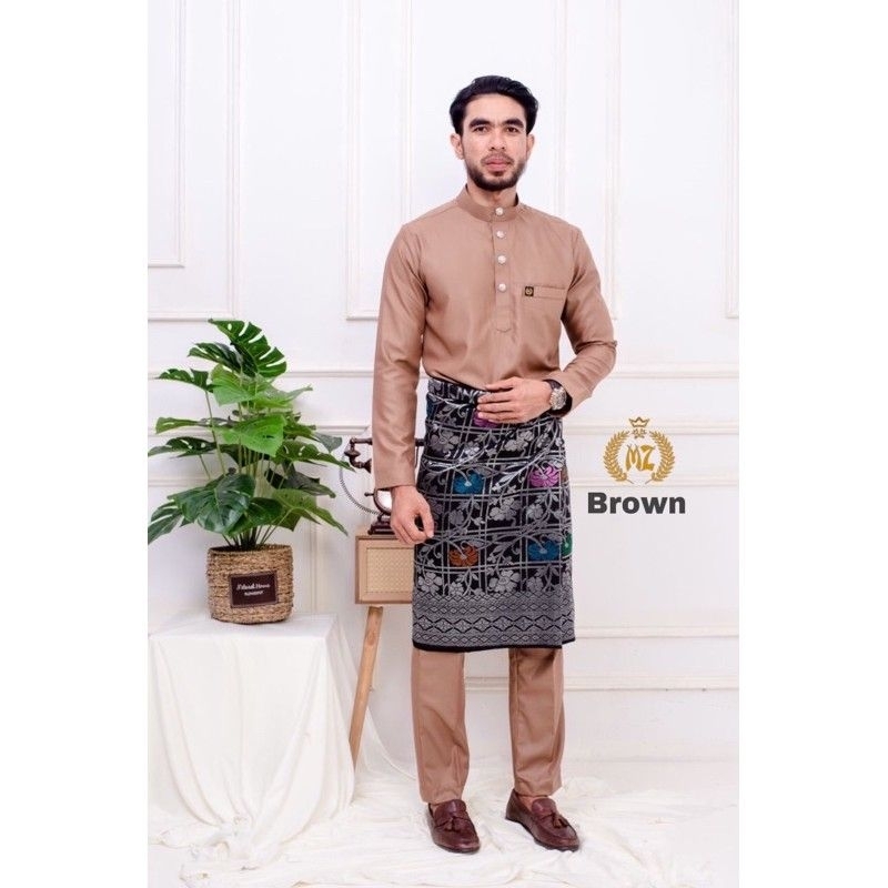 New BAJU MELAYU Men Adult SLIM FIT RAYA 2024 SF MZ SABILA EXCLUSIVE