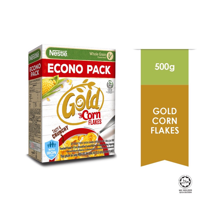 Nestle Gold Corn Flakes Gram Econo Pack Whole Grain Cornflakes Free