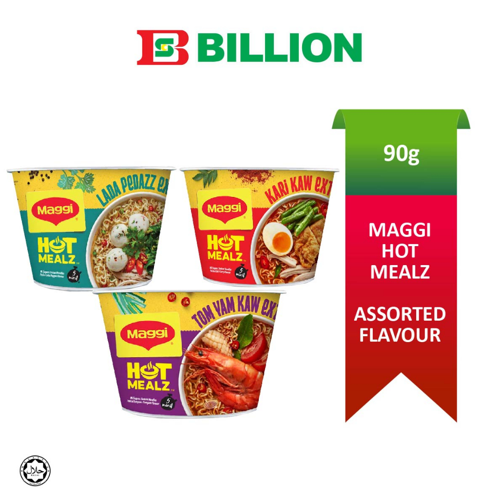 Maggi Hot Mealz Bowl Instant Noodle G Assorted Flavour Shopee