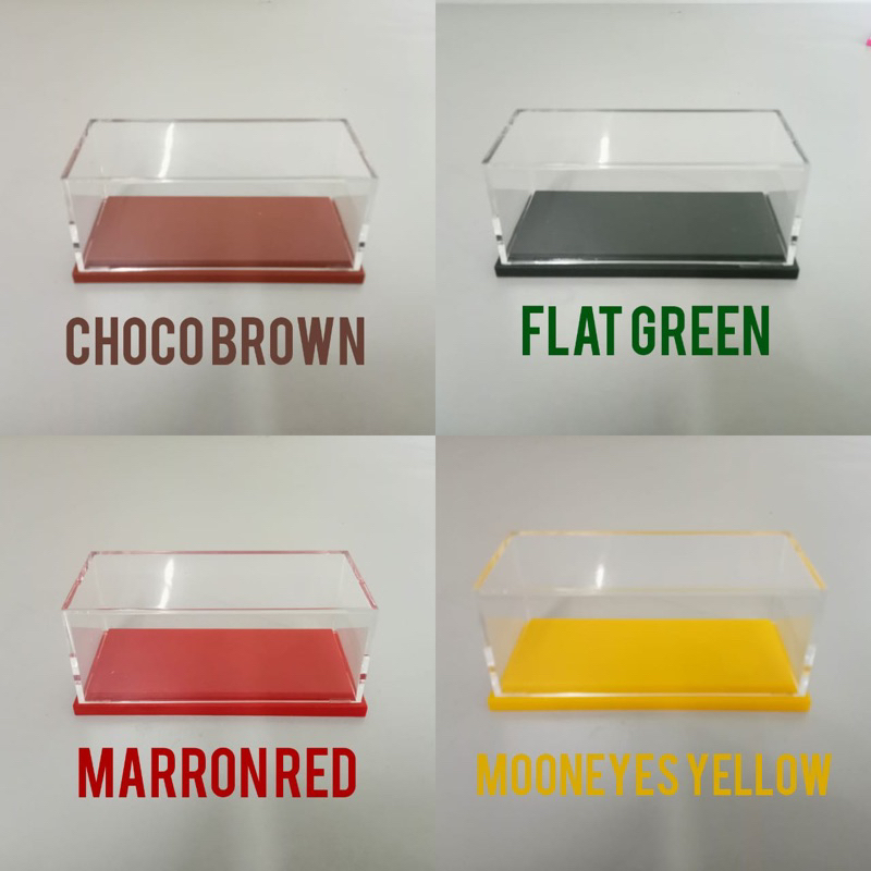 Hot Wheels Tomica 1 64 Display Case Acrylic Size Shopee Philippines