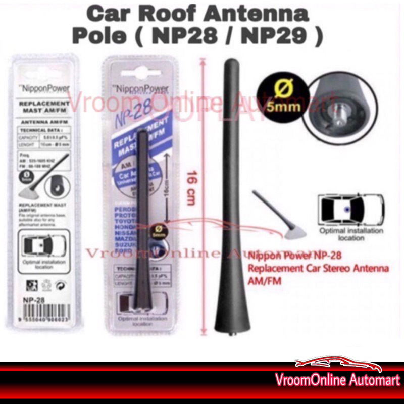 Car Roof Radio Antenna Pole Mast Perodua Myvi Alza Proton Waja Persona