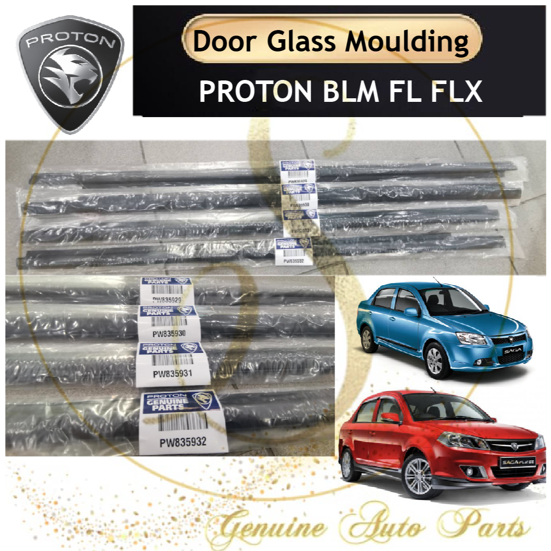 PROTON BLM FL FLX DOOR OUTER MOULDING DOOR GLASS MOULDING PINTU CERMIN