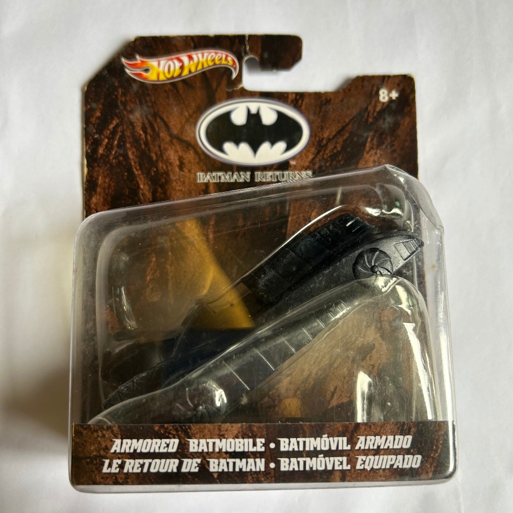 Hot Wheels Armored Batmobile Batman Returns Hotwheels Collector Black Scale Shopee