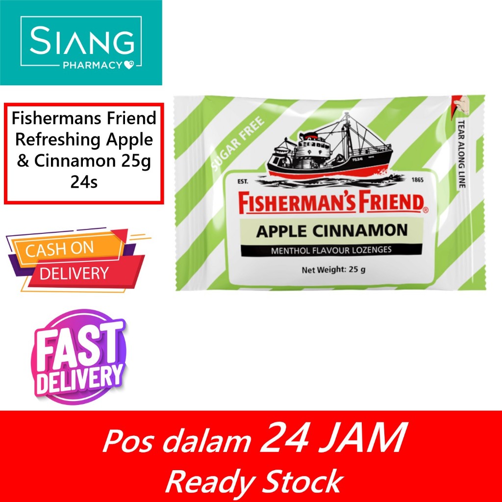 Fisherman Friend Sugar Free Mint Lemon Blackcurrant Apple Cinnamon