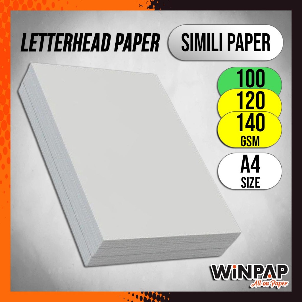 Winpap Simili Paper Sheet Gsm Gsm Gsm Plain Paper