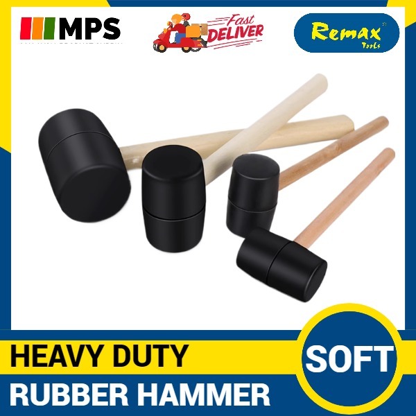 Remax Heavy Duty Rubber Hammer Tukul Getah Rubber Mallet Hammer