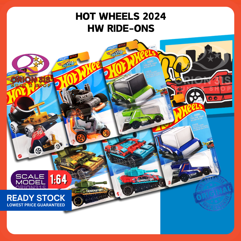 Hot Wheels HW Ride Ons Rink Racer Grass Chomper Boom Car Tanknator Shopee Philippines