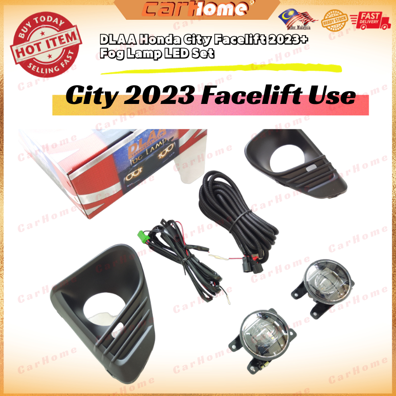 HONDA CITY 2023 2024 FACELIFT GN2 DLAA LED FOG LAMP LIGHT LIGHTS SPORT