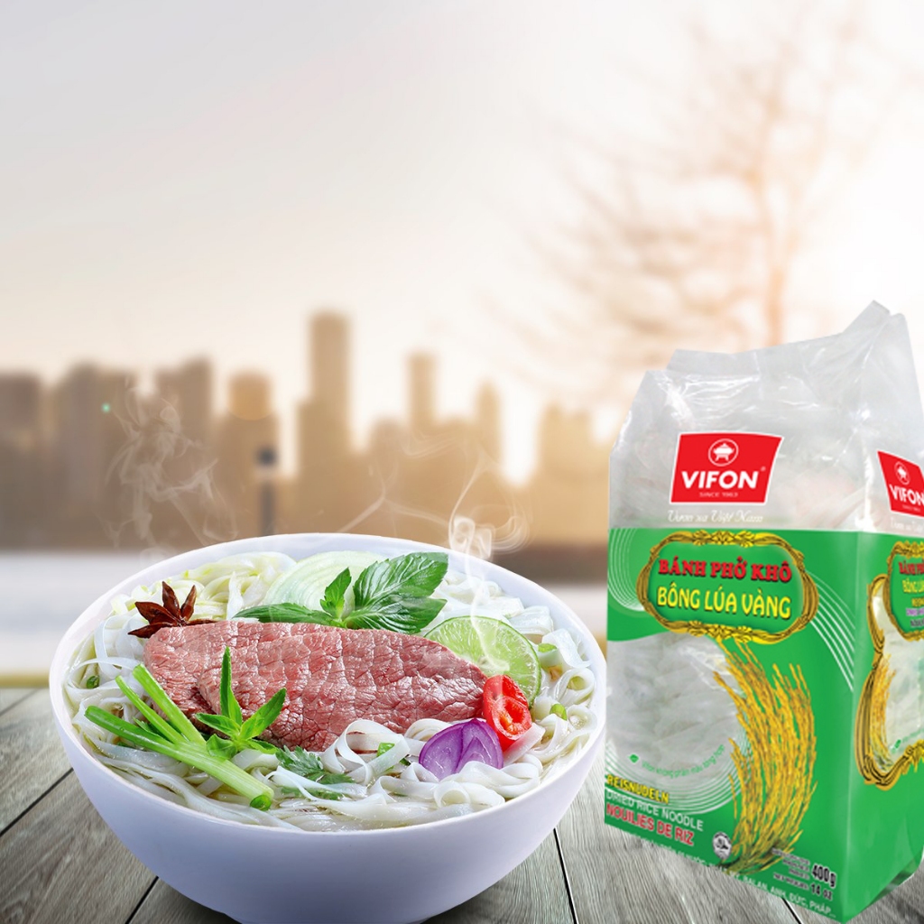 Vifon Banh Pho Kho Dried Rice Noodles 400g HALAL Shopee Philippines