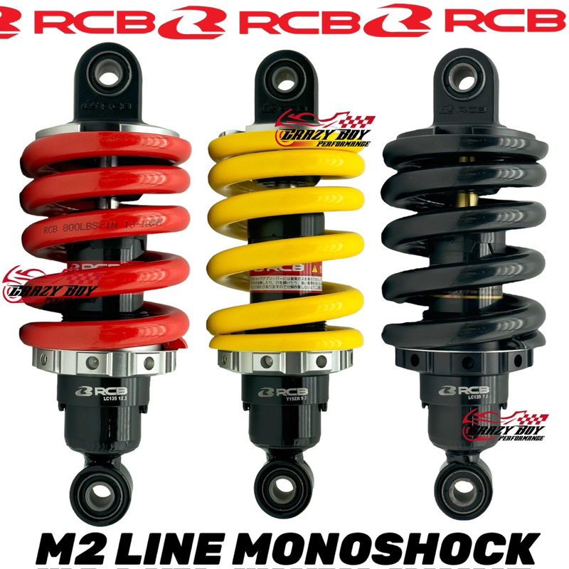 RCB RACING BOY MONOSHOCK M2 LINE LC135 Y16ZR Y15ZR RS150 RSX ABSORBER