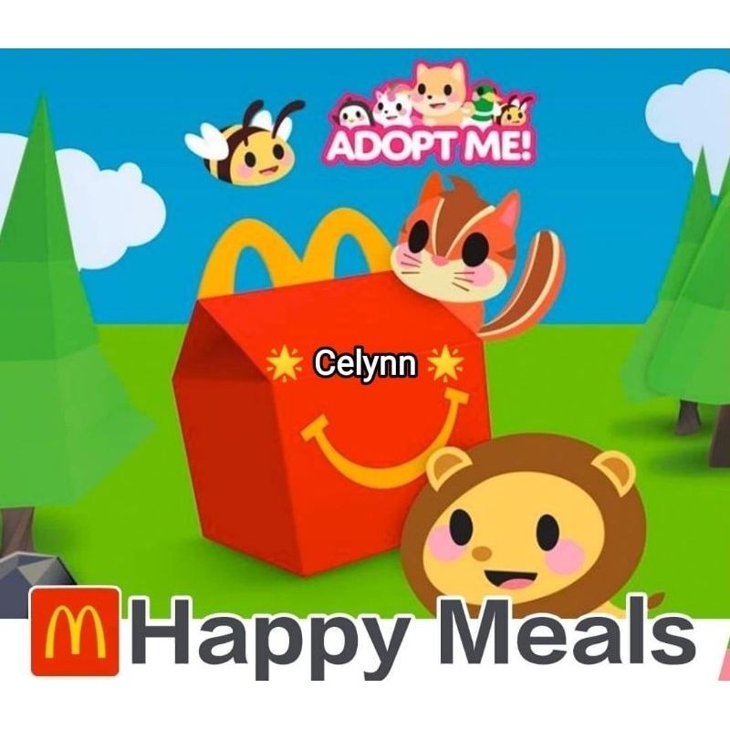 Mcdonald S Mcdonalds Mcd Mekdi Happy Meal Toy Adopt Me Roblox Pet