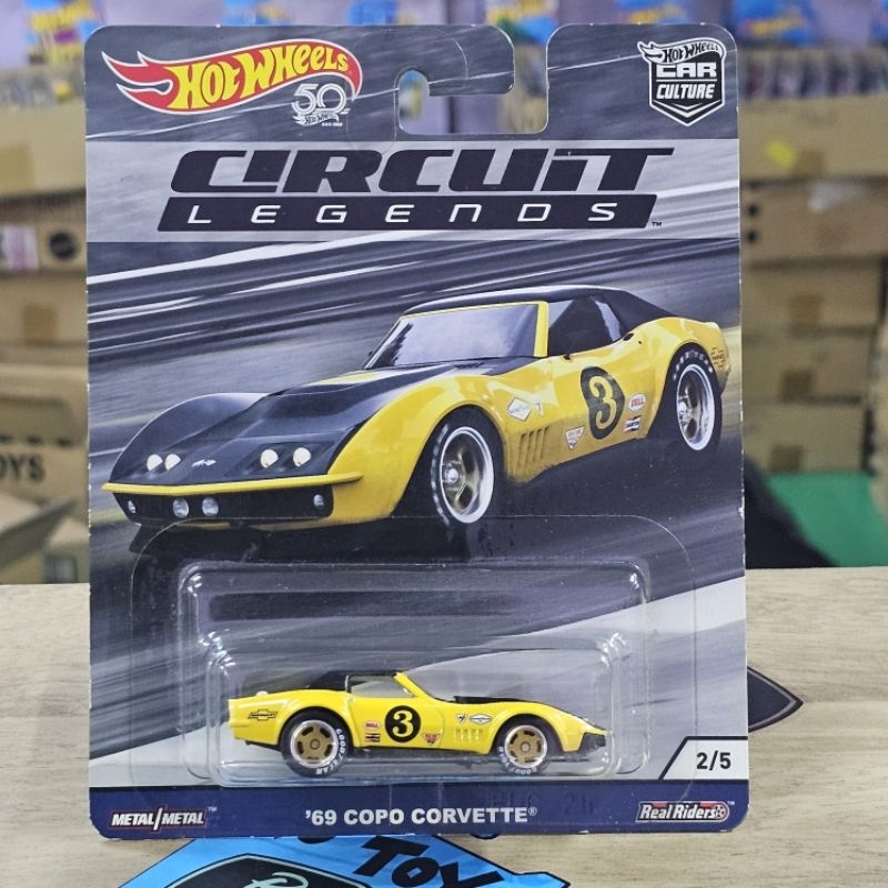 HOT WHEELS PREMIUM 69 COPO CORVETTE CIRCUIT LEGENDS CAR CULTURE