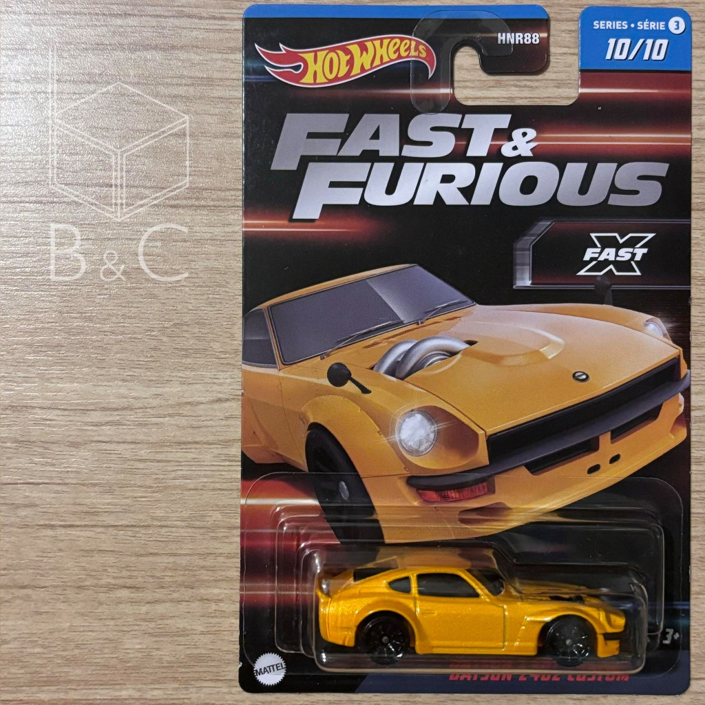 Hotwheels HW Hot Wheels Datsun 240Z Custom Fast Furious Series 3