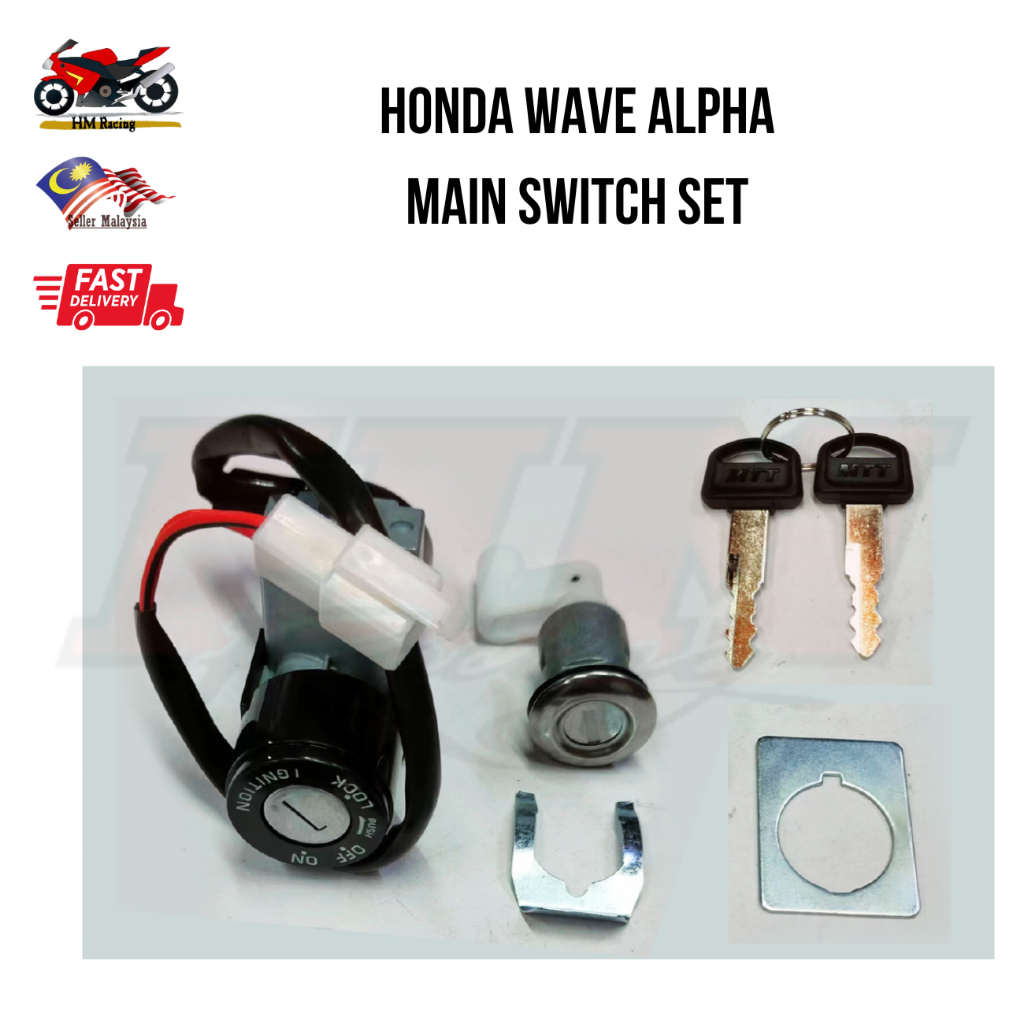 Honda Wave Alpha Cx Cx Main Switch Set Switch Suis Kunci