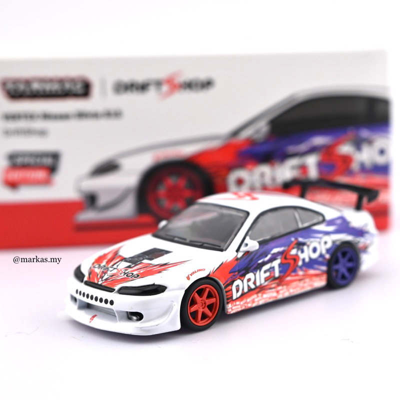 TARMAC WORKS SPECIAL EDITION 1 64 VERTEX NISSAN SILVIA S15 DRIFTSHOP