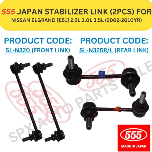 Japan Stabilizer Link Front Rear For Nissan Elgrand E L