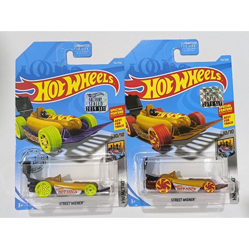 Hot Wheels Street Wiener Factory Sealed 2019 Minor Softcorners Card