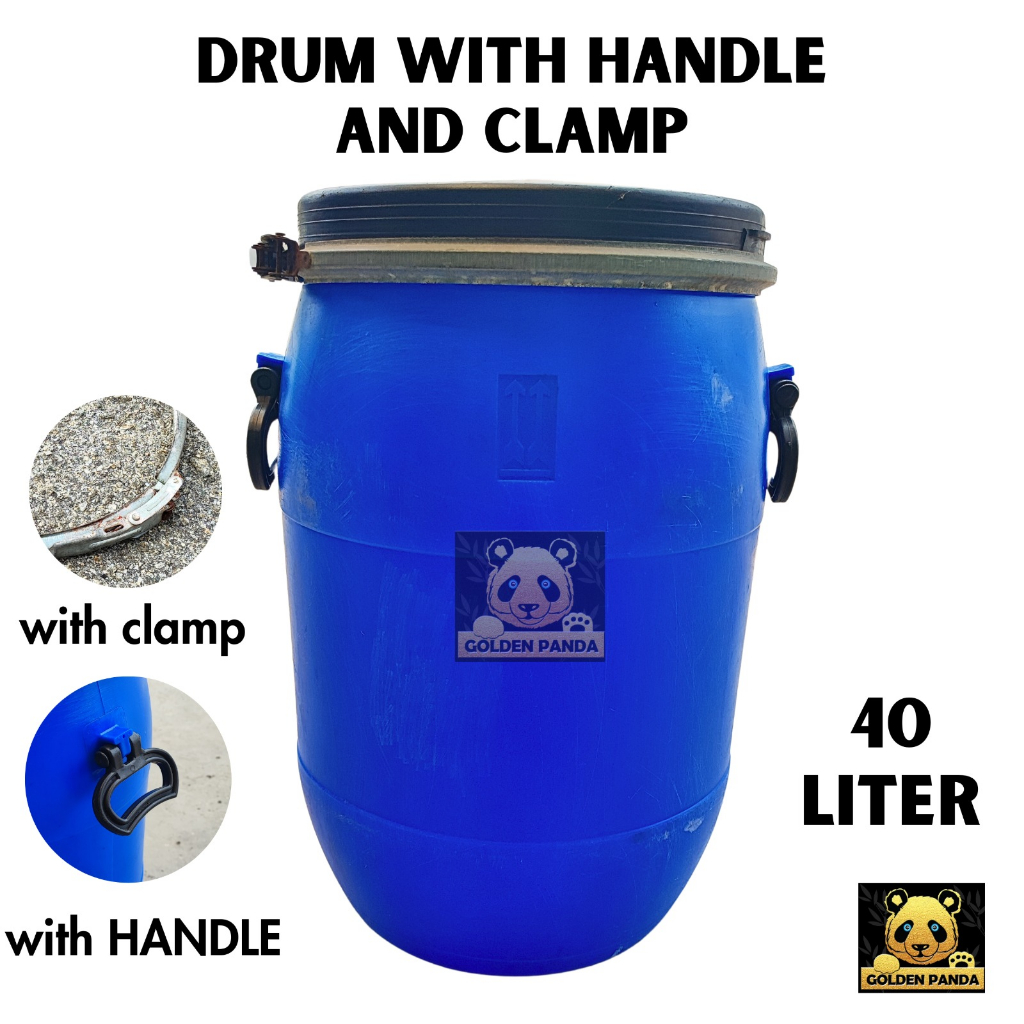 Second Hand L Hdpe Drum Kg Blue Plastic Drum Tong Air Round