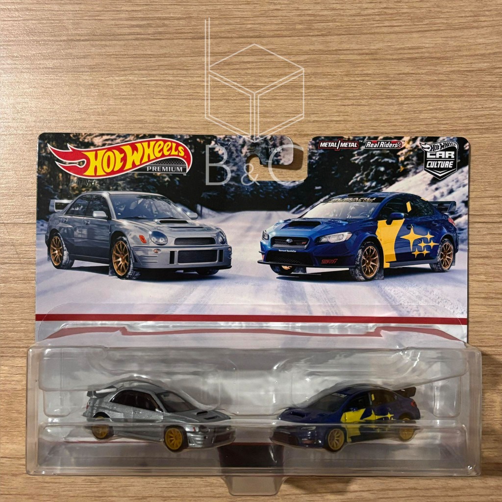 Hotwheels Hw Hot Wheels Premium Car Culture Twin Pack Subaru Impreza