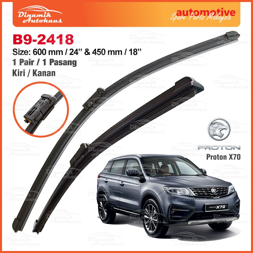 Proton X70 Year 2018 To Present Car Front Windscreen Wiper Wiper