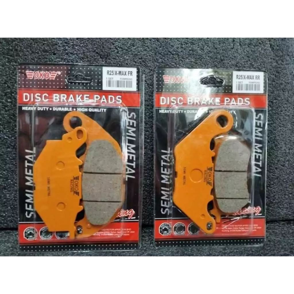 R25 XMAX 250 XMAX 300 MT250 OKO SEMI DISC BRAKE PAD FRONT