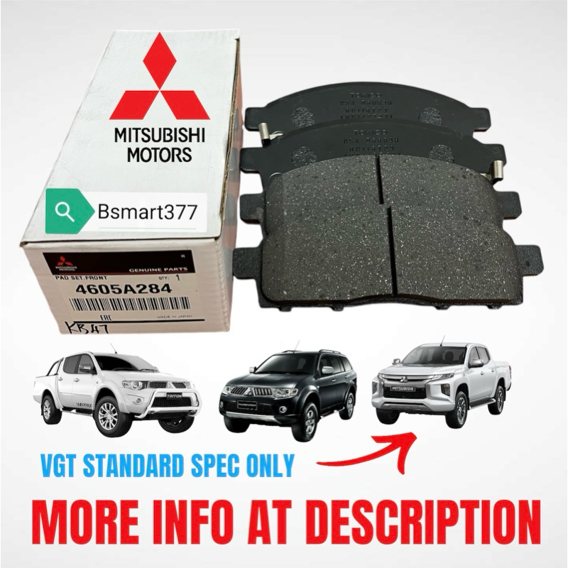 Mitsubishi Front Brake Pads Triton Ka T Kb T Vgt Standard