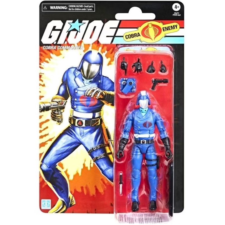 G I Joe Classified Series Cobra Commander Retro Cardback Inch Gi Joe