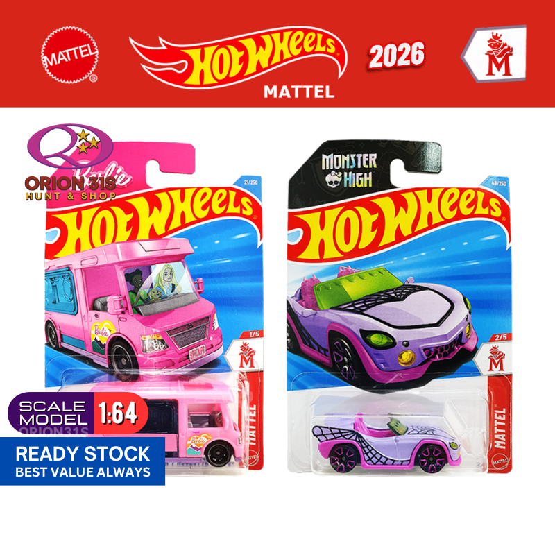 Hot Wheels 2026 Mattel Barbie Dream Camper Monster High Ghoul Mobile