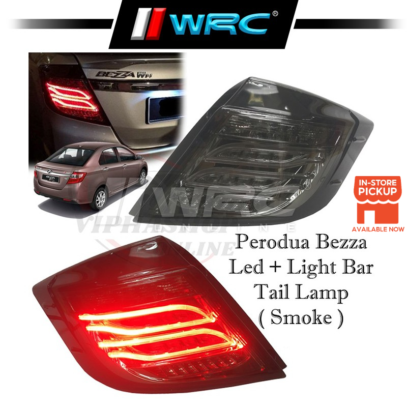 Perodua Bezza Led Light Bar Tail Lamp Smoke Shopee Philippines