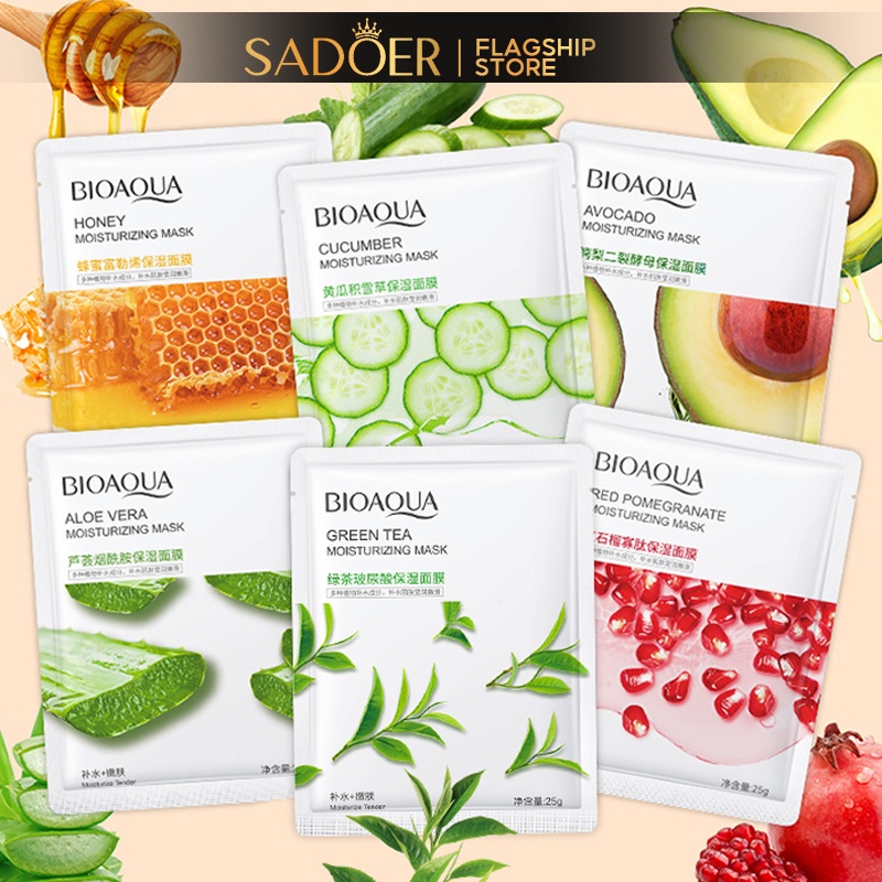 SADOER Bioaoua Aloe Vera Avocado Honey Improving Facial Roughness