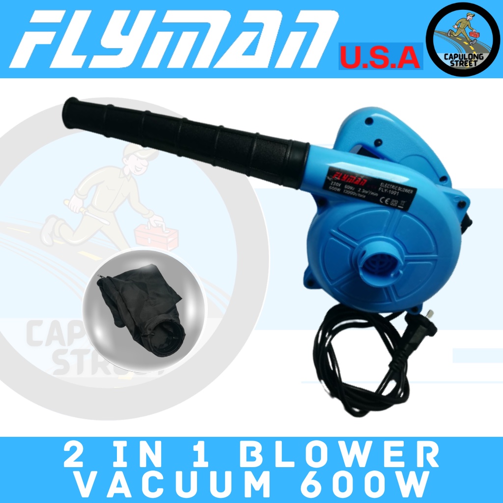 Capulong Flyman Electric Blower 600w Electric Vacuum 2 In 1 220v 13000r