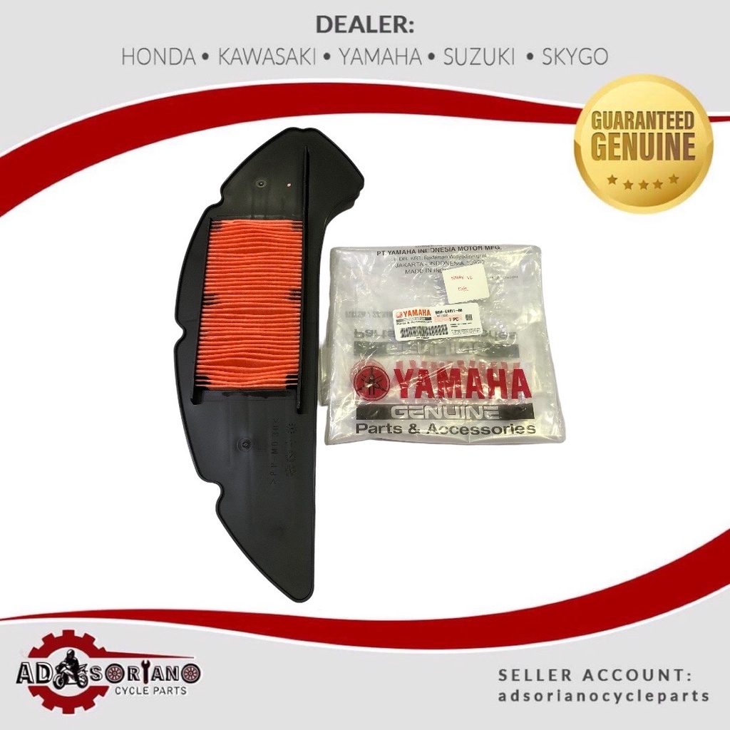 YAMAHA NMAX V2 AEROX V2 AIR FILTER ELEMENT B6H E4451 00 Shopee