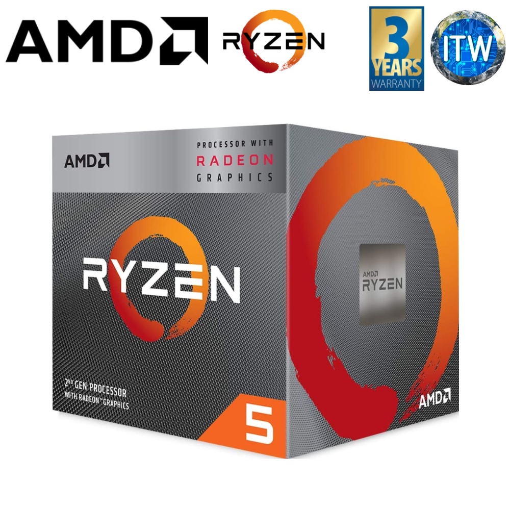 AMD Ryzen 5 3400G 4 Cores 8 Threads Desktop Processor Shopee Philippines