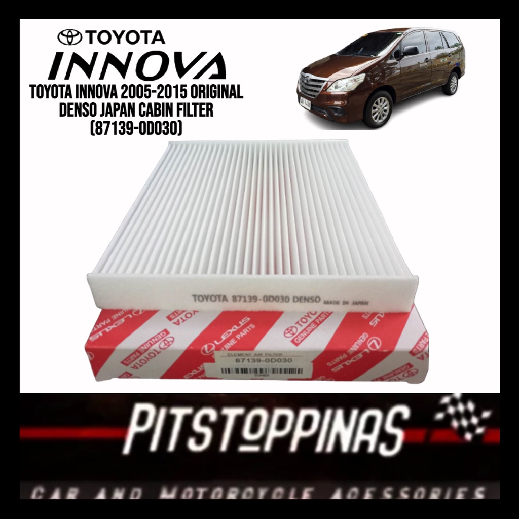 Toyota Innova 2005 2015 Original Denso Cabin Filter Made In Japan