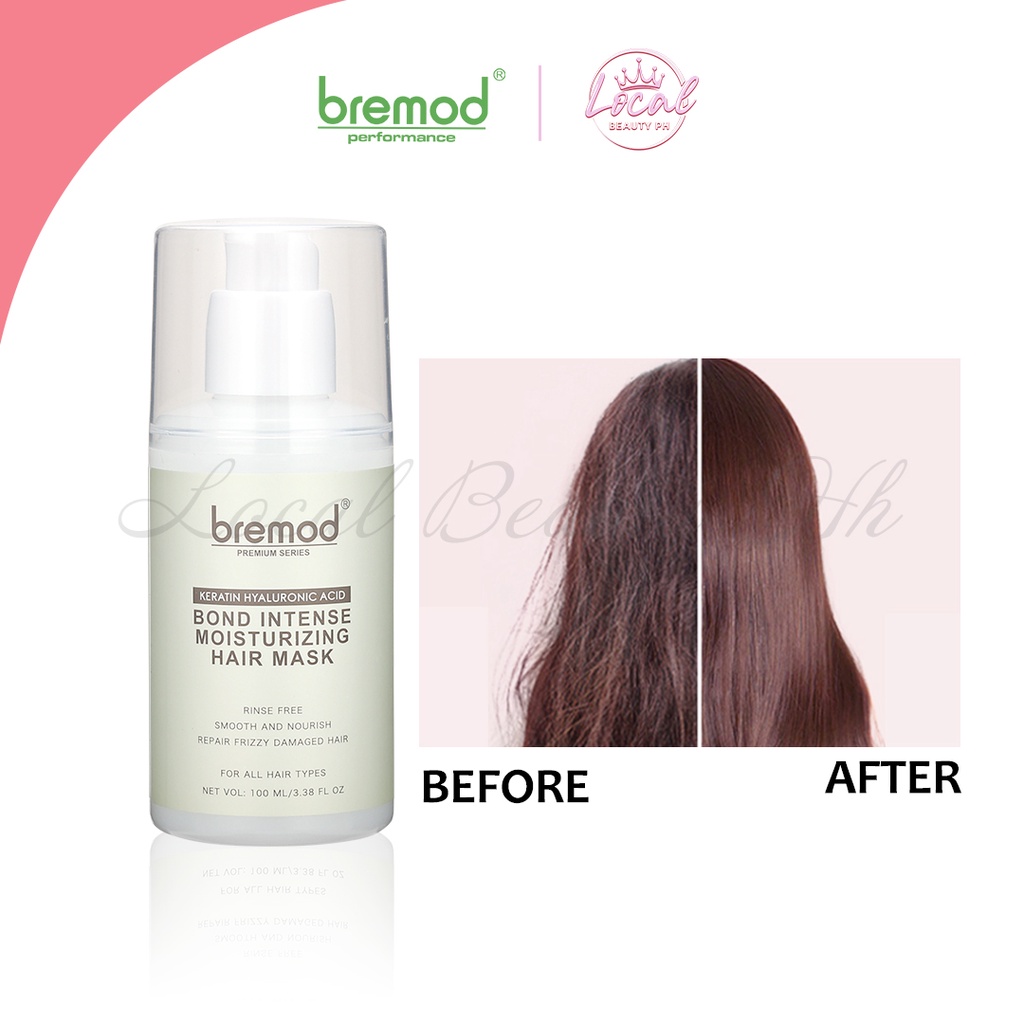 Bremod Premium Hair Mask Keratin Hyaluronic ACID Bond Intense