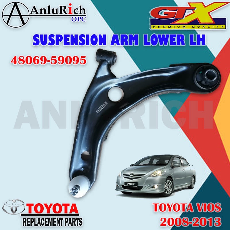 Lower Suspension Arm Left Toyota Vios Gtx Part No