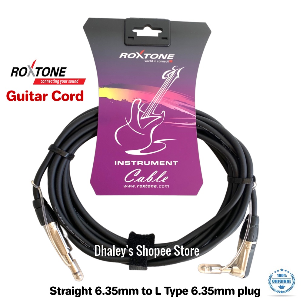 Premium Roxtone Guitar Cord Instrument Cable Mm To Mm Mono