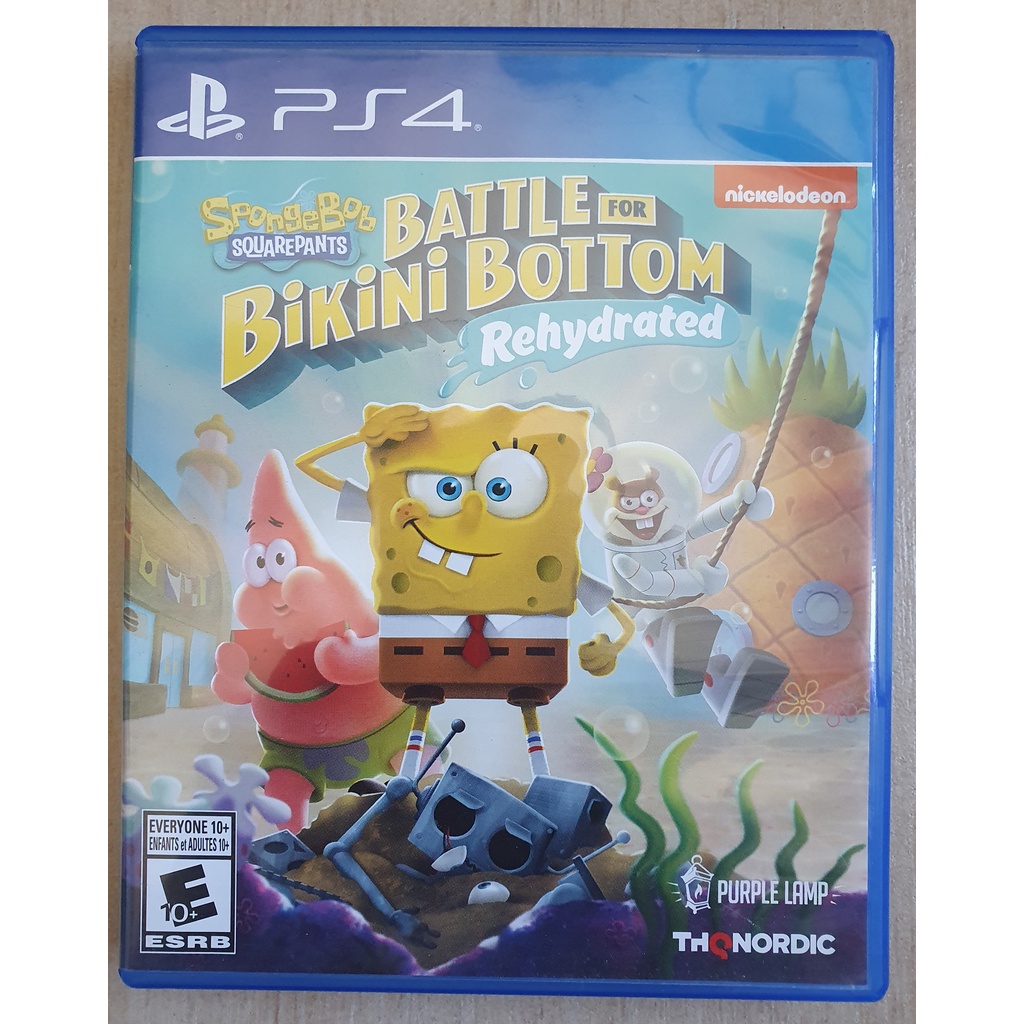 PS Spongebob Squarepants Battle For Bikini Bottom Rehydrated Used