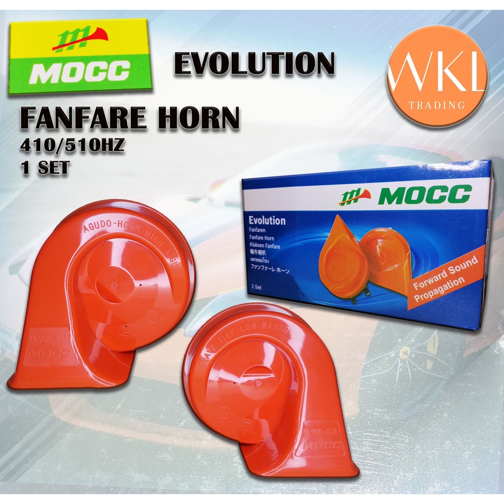 MOCC Snail Horn For Car Motorcycle DL900 83A ORANGE Shopee