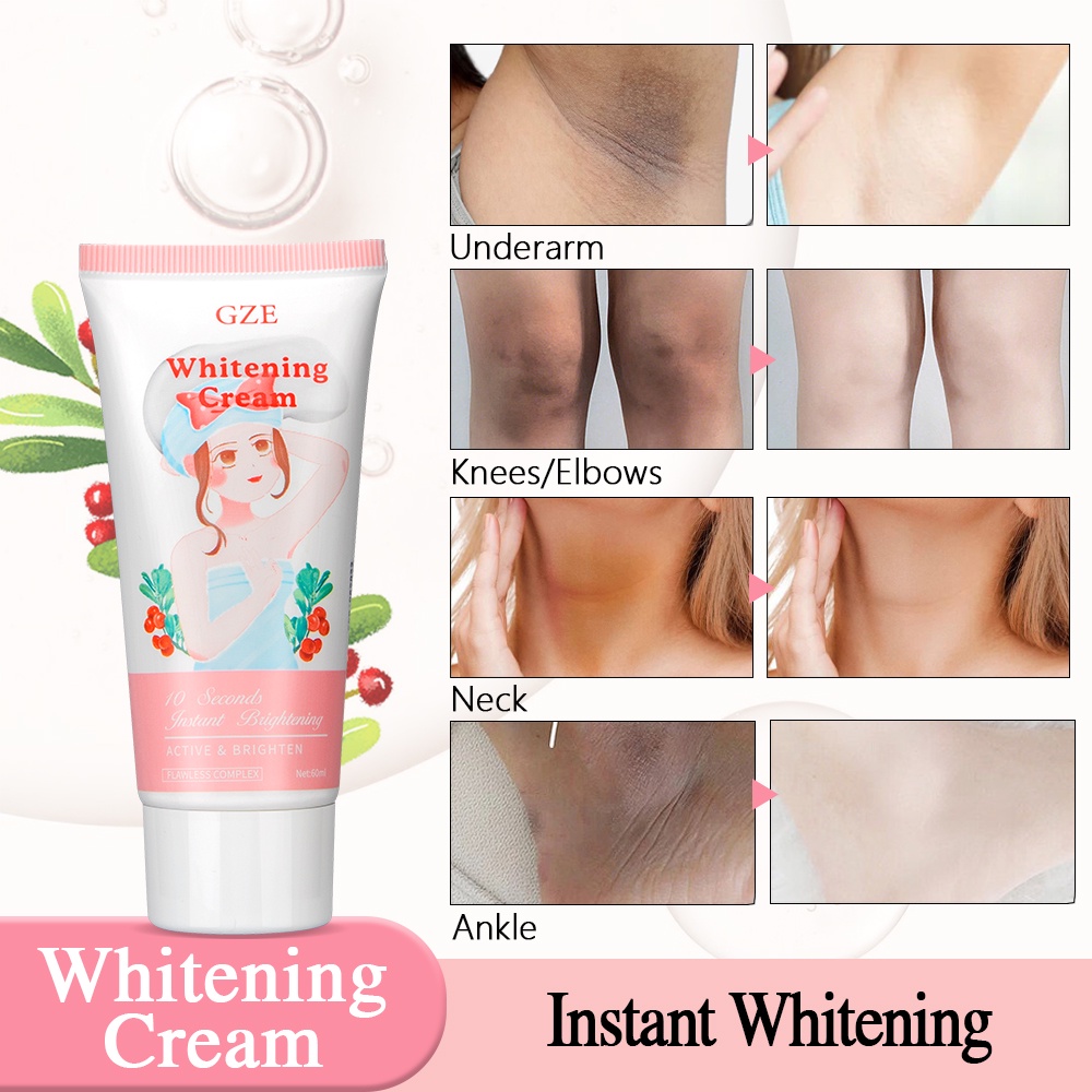 GZE 10 Seconds Instant Whitening Cream For Underarm Armpit Whitening