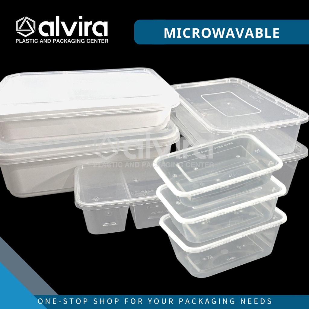 Microwavable Rectangular Re And Square Sq Container Pcs And Pcs