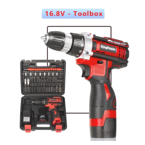 Kingpower V Electric Drill Cordless Screwdriver Electric Hand Drill