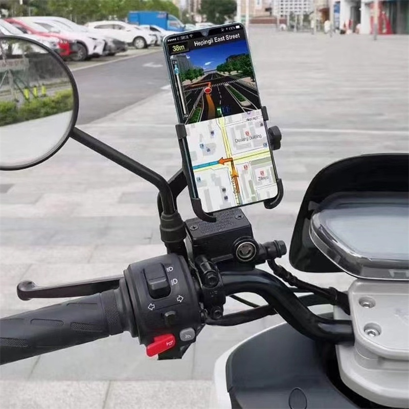 Motorcycle Motorcycle Universal Mobile Cellphone Holder Mount Alloy