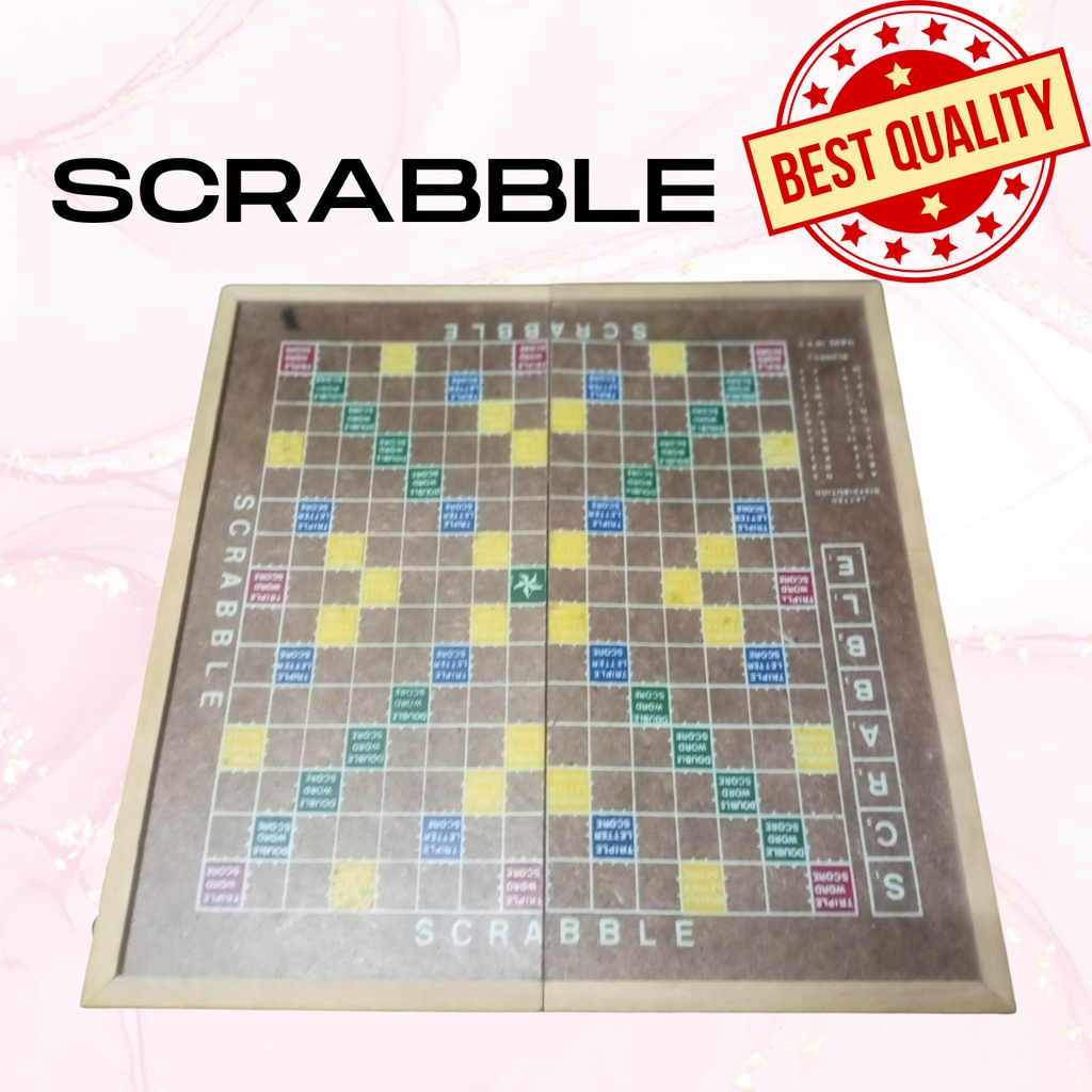 Scrabble Set Wooden Foldable Shopee Philippines