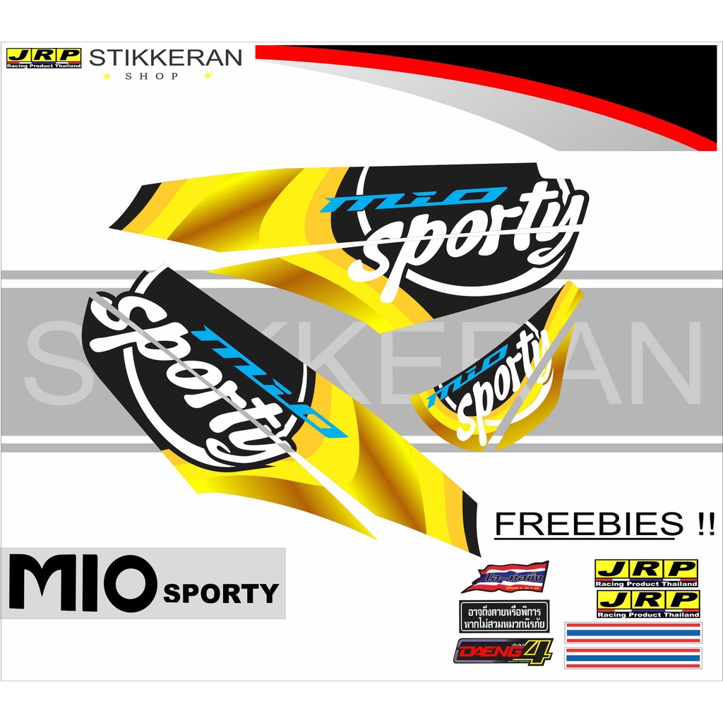 YAMAHA Mio Sporty Soulty Stock Decals 2021 SOULTY SPORTY 2021